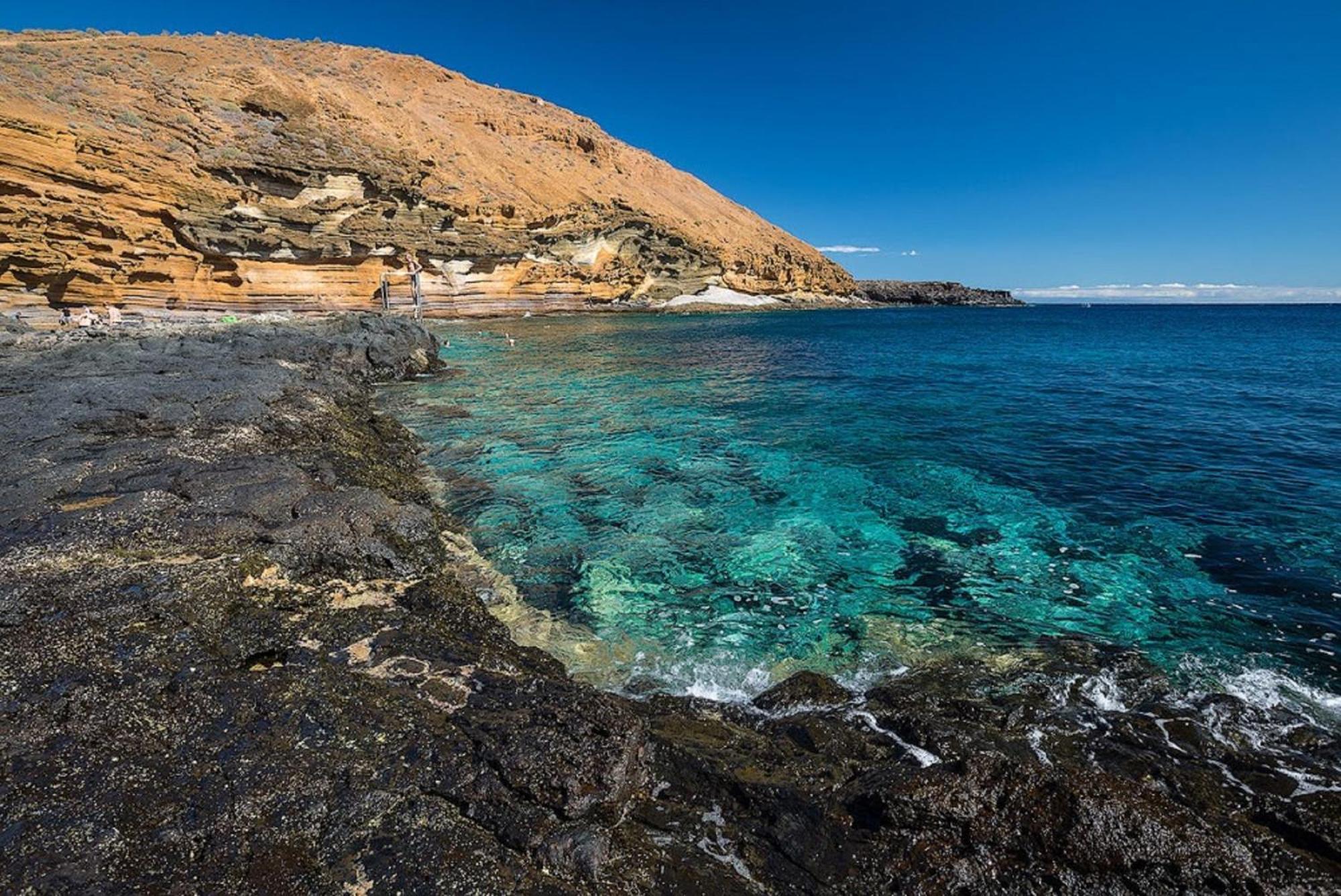 Encantador Estudio Con Terraza Privada Y Espectaculares Vistas Al Mar En Costa Del Silencio, Cerca De Los Cristianos Exterior photo
